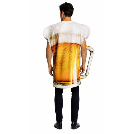 Adult Beer Glass Mug Costume - One Size (Oktoberfest, Halloween & Party)
