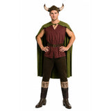 Mens Viking Man Party Costume Medieval Renaissance Halloween Outfit