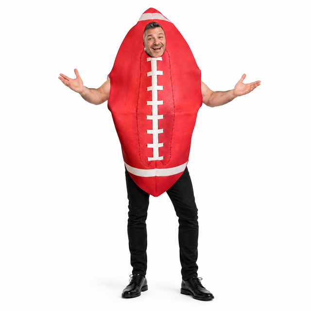 Adult Football Gridiron Footy Ball Party Costume Party - One Size