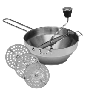 AVANTI Rotary Food Mill + 3 Discs Mouli Potato Ricer Vegetable Food Chopper