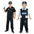 Police Officer Family Costume Set - Adults & Kids SWAT Cop Halloween Fancy Dress