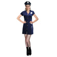 Police Woman Costume Arresting Officer Ladies Fancy Dress Halloween Party