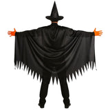Pumpkin Slayer Costume Halloween Party Scary Fancy Dress Black Cape Adult Size