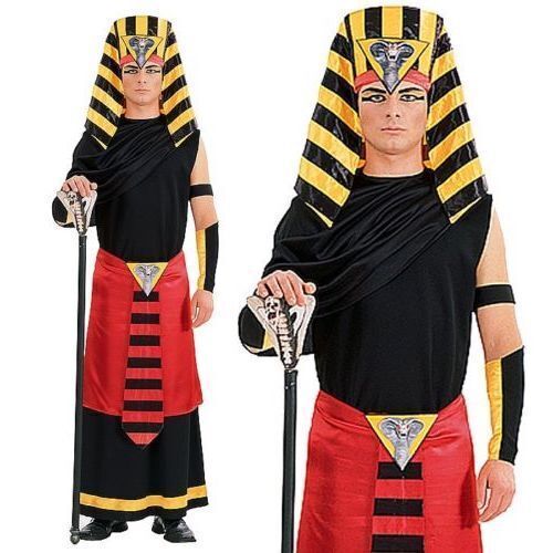 Deluxe Pharaoh & Cleopatra Couples Costume Set - His & Hers Egyptian Halloween Fancy Dress