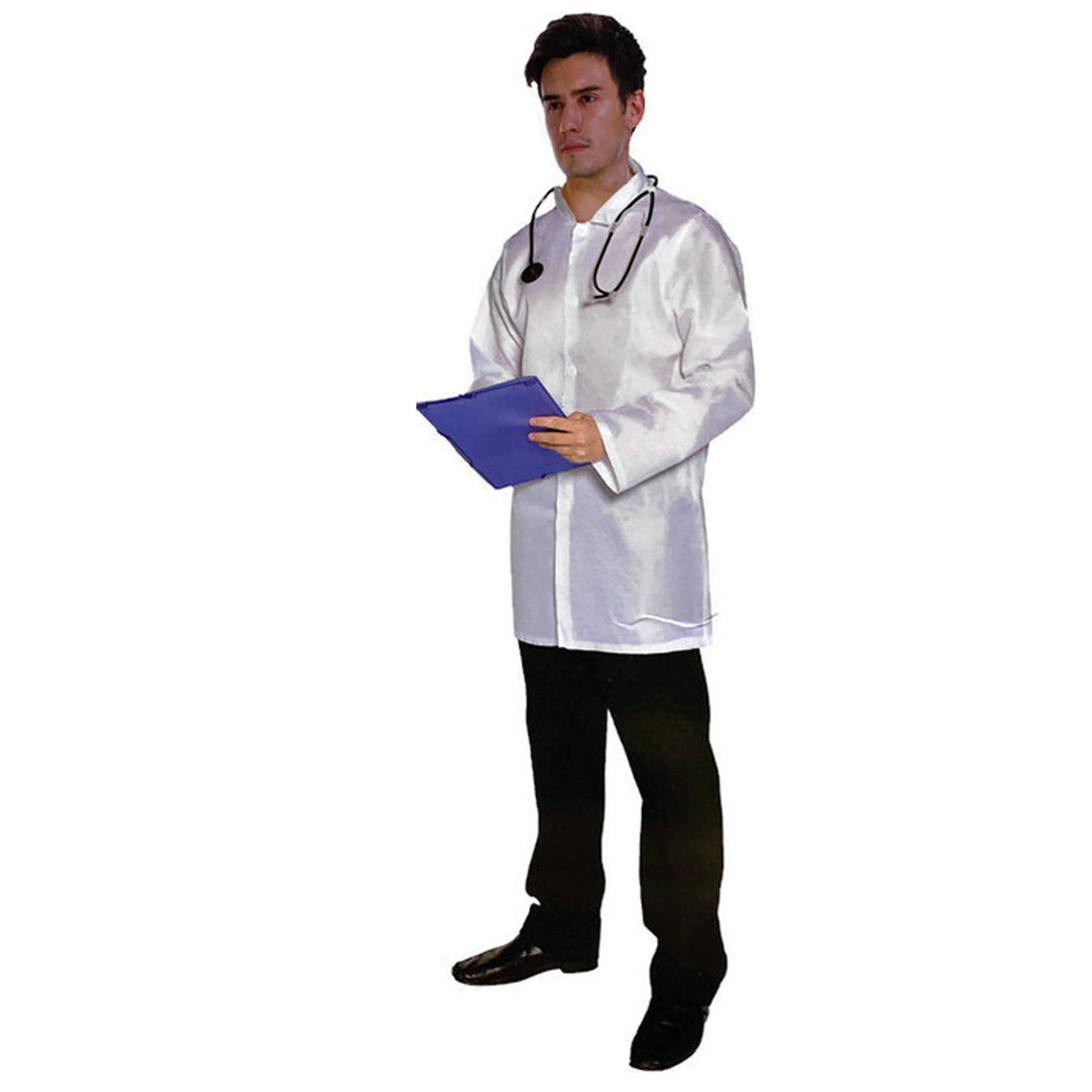 Mens Doctor Costume - Lab Coat & Scrubs (Hospital/Medical Halloween & Fancy Dress)