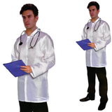 Mens Doctor Costume - Lab Coat & Scrubs (Hospital/Medical Halloween & Fancy Dress)