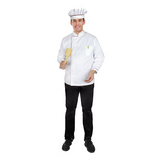 Adult Chef Costume - Cook Apron & Hat (Halloween & Fancy Dress)