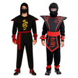 Ninja Warrior Family Costume Set - Adults & Kids Japanese Halloween Fancy Dress