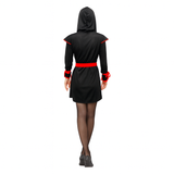 Ladies Deadly Ninja Samurai Master Costume Adults Halloween Party Fancy Dress