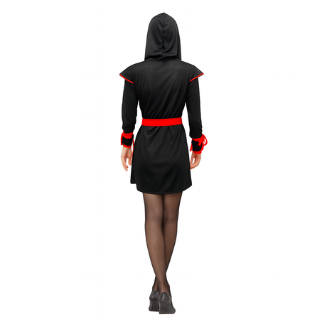 Womens Deadly Ninja Samurai Costume - Japanese (Halloween & Fancy Dress)
