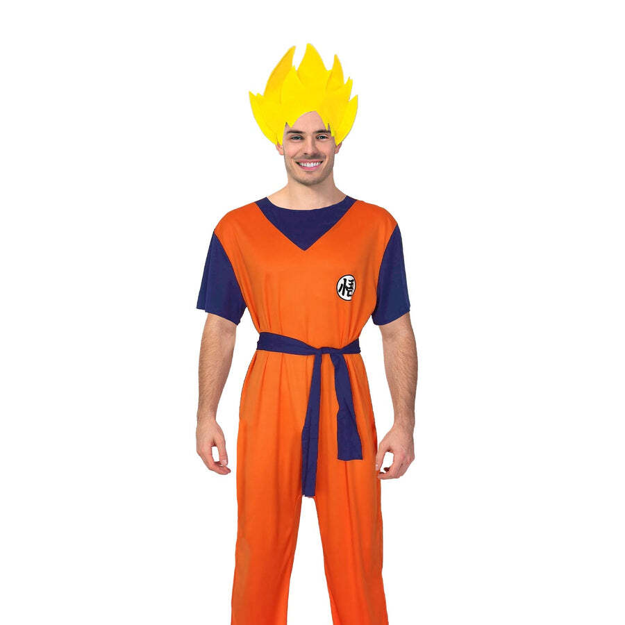 Adult Goku Martial Arts Warrior Costume - Dragon Ball/DBZ Style (Halloween & Fancy Dress)