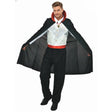 Mens Vampire Costume - Dracula w/ Cape (Halloween & Fancy Dress)