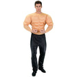 Mens Muscle Man Suit Chest Padded Arms Shirt Beach Top Hero Halloween Costume