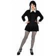 Wednesday The Addams Family Cosplay Halloween Costume Masquerade  - XS/S (Height 155-165cm)