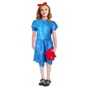 Girls Magical School Girl Costume - Kids Book Week & Halloween Fancy Dress