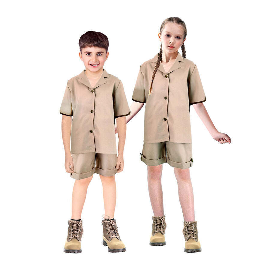 Wildlife Explorer Family Costume Set - 3pc Mens, Womens & Kids Safari Halloween Fancy Dress