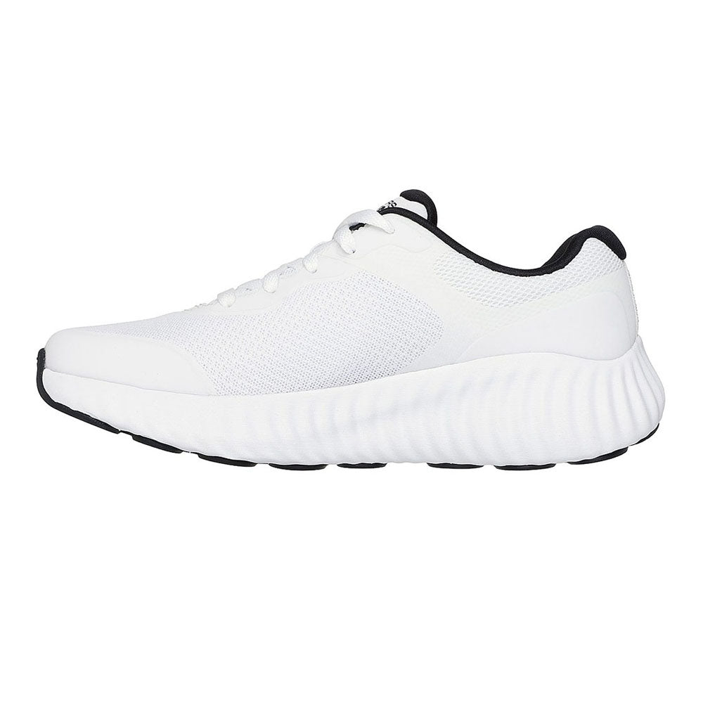 Skechers Womens Go Run Now Shoes Sneakers Prisma in White/Black