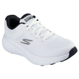 Skechers Womens Go Run Now Shoes Sneakers Prisma in White/Black - US 9