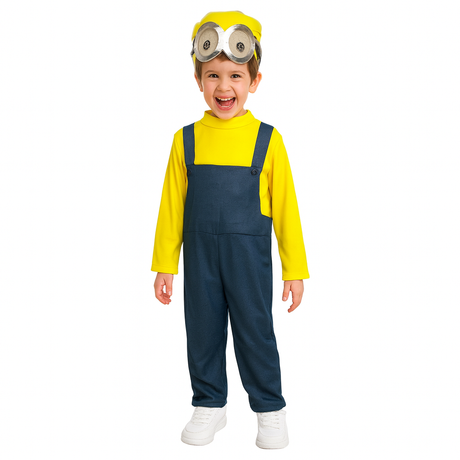 Boys Despicable Me Children Worker Costume Party Fancy Dress Book Week Cosplay - 10-12 Years (135-150cm Height)
