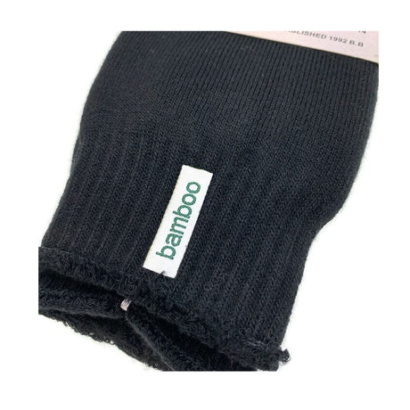 12 Pairs Premium Bamboo Thick Socks Bulk Pack - Mens Heavy Duty Work Socks w/ Cushion - Navy Blue