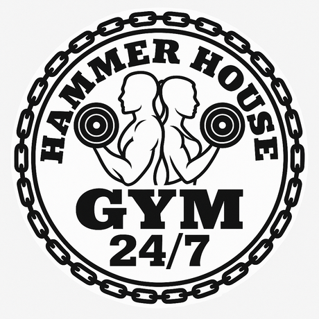 12x Hammer House Mens 100% Cotton T-Shirt Top Short Sleeve Bulk in Black