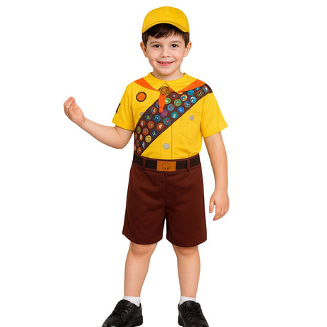 Kids Boy Scout Halloween Costume Uniform Top and Shorts Book Week Fancy Dress 