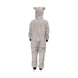Kids Grey Koala Bodysuit Costume - Childrens Hooded Animal Jumpsuit (6-9 & 10-12 Years)