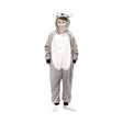 Children Koala Bodysuit Costume Grey Hooded Animal Jumpsuit