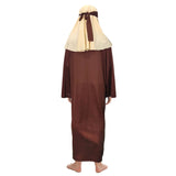 Kids Shepherd Costume - Childrens Nativity Robe, Headpiece & Belt Set (6-9 & 10-12 Years)