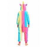 Unicorn One-Piece for Kids Pyjamas Kigurumi Girl Boy Rainbow Jumpsuit (Childrens)