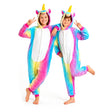 Unicorn One-Piece for Kids Pyjamas Kigurumi Girl Boy Rainbow Jumpsuit (Childrens) - 10-12 years