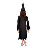 Girls Classic Black Wicked Witch Costume - Kids Halloween & Fancy Dress