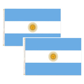 2x Argentina Country Flag - Heavy Duty Argentinian Flag (150cm x 90cm)