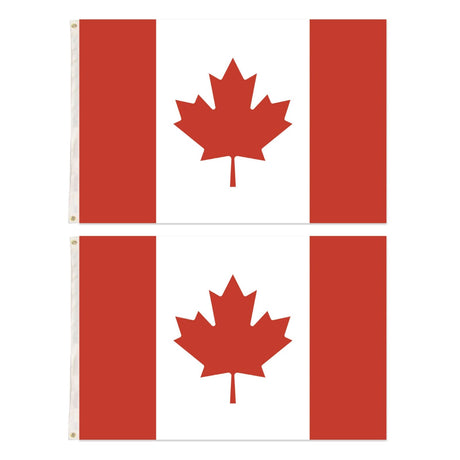 Canada Country Flag Heavy Duty Canadian Maple Leaf  - 150cm x 90cm