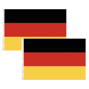 2x Germany Country Flag - Heavy Duty German Flag (150cm x 90cm)