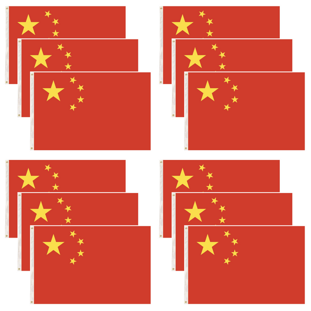 12x China Country Flag Chinese Heavy Duty CN 中国国旗 - 150cm x 90cm