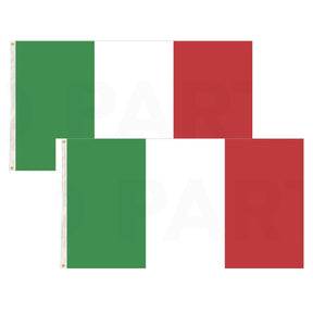 2x Italy Country Flag - Heavy Duty Italian Flag (150cm x 90cm)
