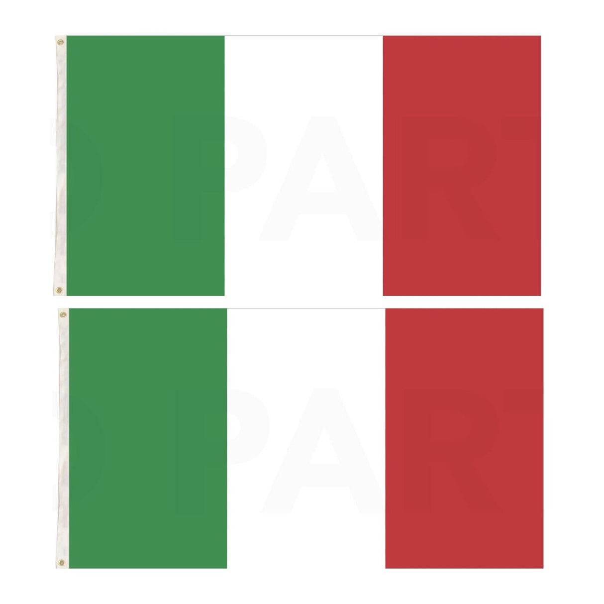 2x Italy Country Flags Italian Heavy Duty - 150cm x 90cm