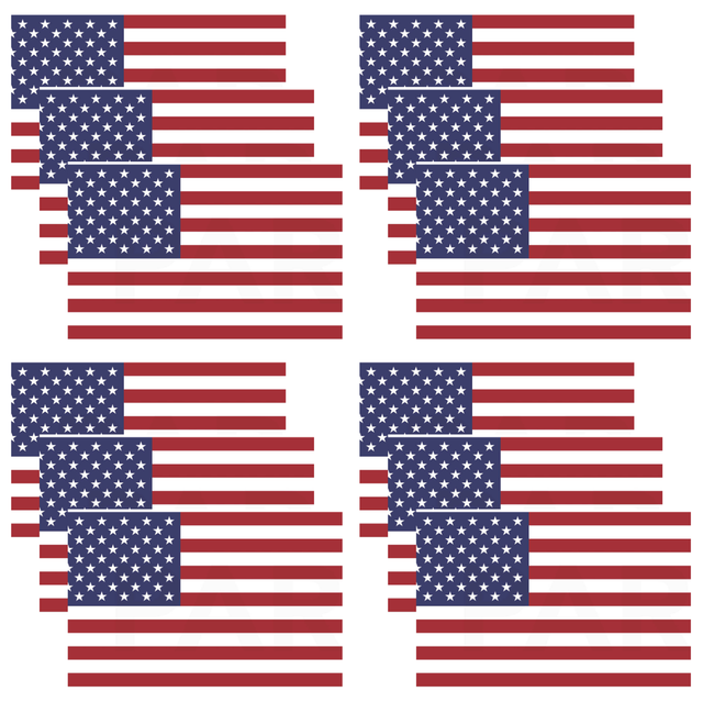12x USA Country Flag Bulk - Heavy Duty American Flag (150cm x 90cm)