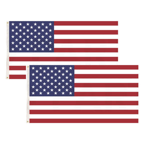 2x USA Country Flag - Heavy Duty American Flag (150cm x 90cm)