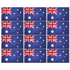 12x Large Australia Flag Bulk Pack - Australian National Flag (180 x 90cm)