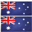 2x Large Australia Flag - Australian National Flag (180 x 90cm)