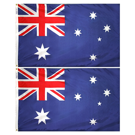 2x Small Australia Flag Bulk Pack - Australian National Flag (108 x 54cm)