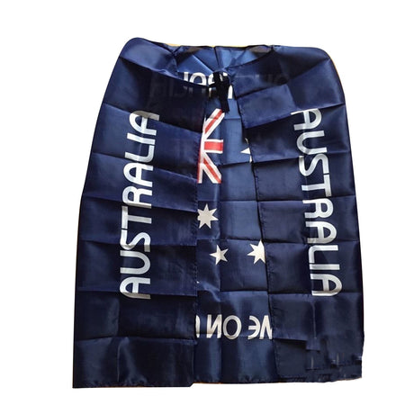6x Australian Flag Cape Bulk Pack - Aussie Costume Wrap