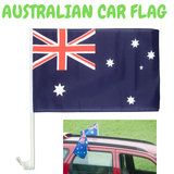 12x Australia Car Flag w/ Window Clips Bulk Pack (30x45cm)