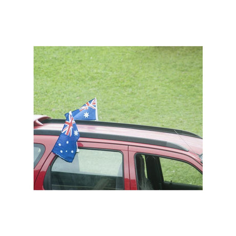 12x Australia Car Flag w/ Window Clips Bulk Pack (30x45cm)