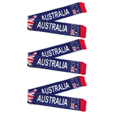 3x Australia National Scarf Bulk Pack - Aussie Party Accessory & Souvenir