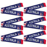 6x Australia National Scarf Bulk Pack - Aussie Party Accessory & Souvenir