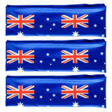 3x Blue Australia Flag Headband Pack - Aussie Tennis & Cricket Accessory