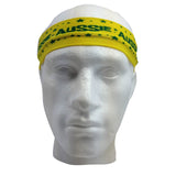 Green & Gold Aussie Headband - Australia Tennis & Cricket Accessory